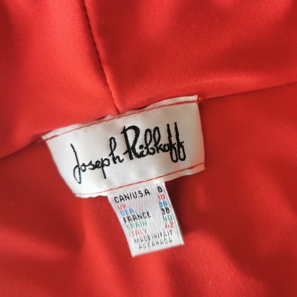 JOSEPH RIBKOFF Long Sleeve Shrug Fitted Cocktail Party Dress UK Size 10 - Picture 8 of 9